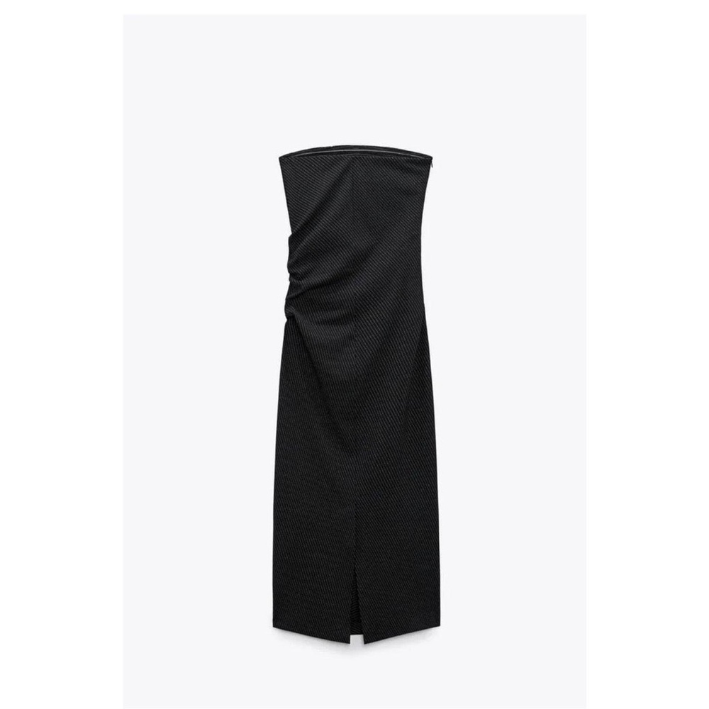 Zara Studio Pinstripe Dress Limited Edition M - Picture 6 of 15
